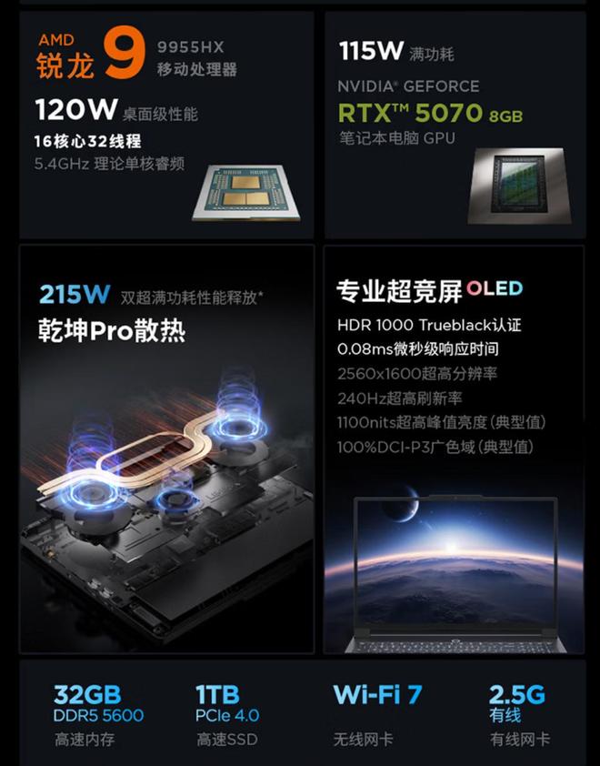 9 275HX 更香三款R9 9955HX游戏本推荐PG麻将胡了模拟器AMD 双十一大促：比Ultra(图7)